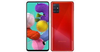 Смартфон Samsung Galaxy A51 64GB, красный