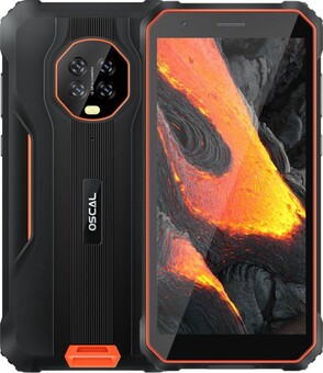 Смартфон Blackview OSCAL S60 PRO 4/32 ГБ, оранжевое пламя