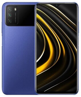 Смартфон Xiaomi Poco M3 4/128GB Global, синий