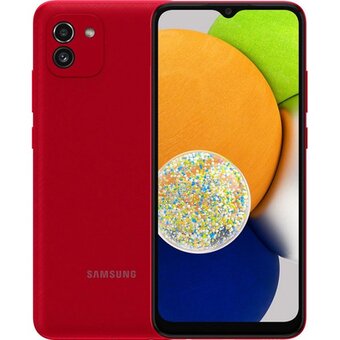 Смартфон Samsung Galaxy A03 3/32 ГБ RU, Dual nano SIM, красный