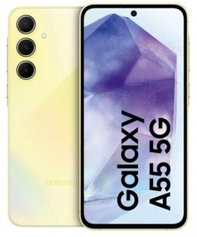 Смартфон Samsung Galaxy A55 5G 8/128 ГБ, Dual: nano SIM + eSIM, lemon