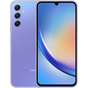 Смартфон Samsung Galaxy A34 5G 8/128 ГБ, Dual nano SIM, лавандовый