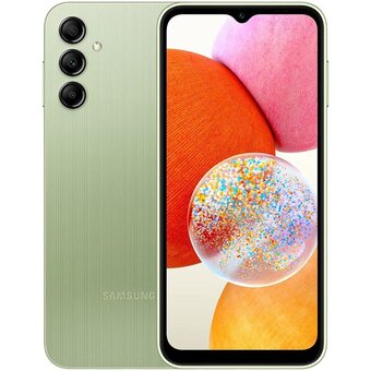 Смартфон Samsung Galaxy A14 6/128 ГБ, Dual nano SIM, светло-зеленый