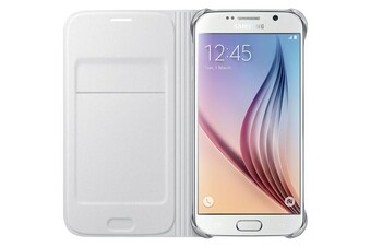 Чехол-книжка для Samsung Galaxy S6 Flip Wallet EF-WG920PWEGRU White