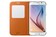 Чехол Flip Cover S-View для Samsung Galaxy S6 EF-CG920POEGRU, оранжевый