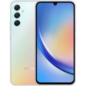 Смартфон Samsung Galaxy A24 6/128 ГБ, Dual nano SIM, серебристый
