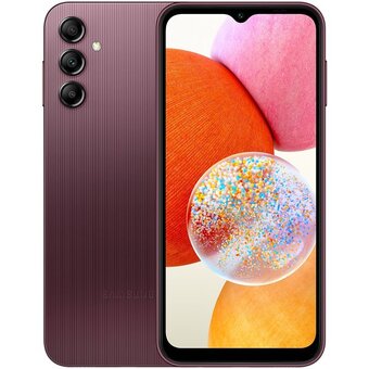 Смартфон Samsung Galaxy A14 6/128 ГБ, Dual nano SIM, темно-красный