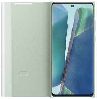 Чехол-книжка Samsung Smart Clear View Cover EF-ZN980 для Galaxy Note 20, бирюзовый (EF-ZN980CMEGRU)