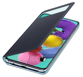 Чехол-книжка Samsung S View Wallet Cover EF-EA515 для Galaxy A51,черный (EF-EA515PBEGRU)