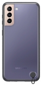 Чехол-накладка Samsung Clear Protective Cover EF-GG996 для Galaxy S21+ прозрачный/черный (EF-GG996CBEGRU)