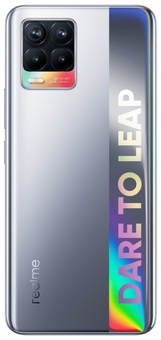 Смартфон realme 8 6/128 ГБ RU, Cyber Silver
