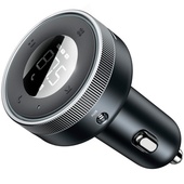 Автомобильная зарядка Baseus Enjoy Car Wireless MP3 Charger (Wireless 5.0+5V/3.4A) Чёрный (CCLH-01)