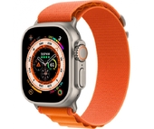 Умные часы Apple Watch Ultra 49 мм Titanium Case GPS + Cellular, титановый/оранжевый Alpine Loop