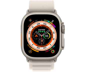 Умные часы Apple Watch Ultra 49 мм Titanium Case GPS + Cellular, титановый/звездный Alpine Loop