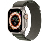 Умные часы Apple Watch Ultra 49 мм Titanium Case GPS + Cellular, титановый/зеленый Alpine Loop