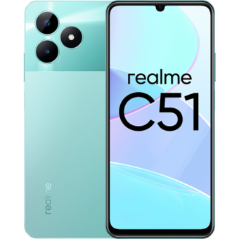  Смартфон Realme C51 4/128GB, Зеленый 