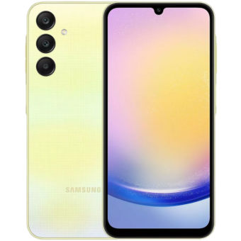 Смартфон Samsung Galaxy A25 5G 6/128 ГБ, Dual nano SIM, желтый
