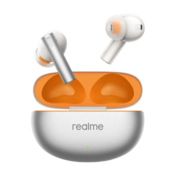 Наушники беспроводные Realme Buds Air 6 RU, с шумоподавлением, мягкие амбушюры, серебро