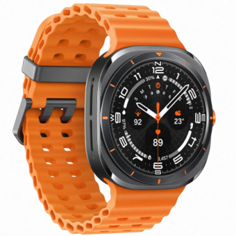 Умные часы Samsung Galaxy Watch Ultra 47 мм Wi-Fi + LTE, черный титан/оранжевый