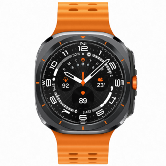 Умные часы Samsung Galaxy Watch Ultra 47 мм Wi-Fi + LTE, черный титан/оранжевый