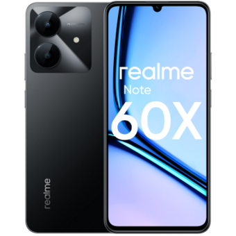 Смартфон realme Note 60x 3/64 ГБ, Dual nano SIM, черный