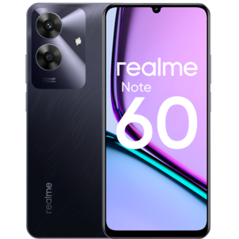 Смартфон realme Note 60 4/128 ГБ, Полуночный черный