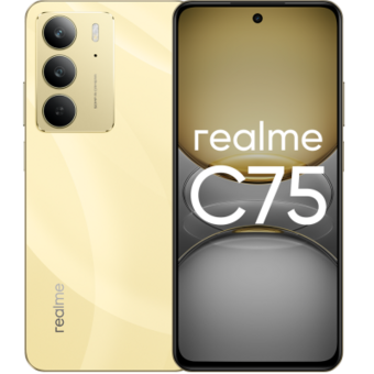 Смартфон Realme C75 8/256 ГБ, Dual nano SIM, золотой