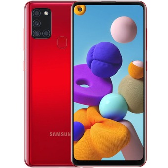 Смартфон Samsung Galaxy A21s 32Gb Красный (Red)