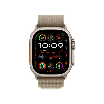Умные часы Apple Watch Ultra 2 49 мм Titanium Case GPS + Cellular, Olive Alpine Loop