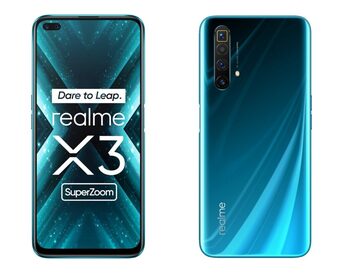 Смартфон Realme X3 Super Zoom 8/128GB синий ледник (Glacier Blue)