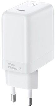 Зарядное устройство OnePlus Warp Charge 65 Power Adapter White EU