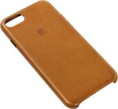 Чехол-накладка Apple iPhone 7 Leather(кожаный) Case Saddle Brown