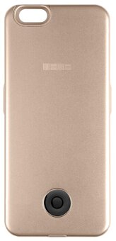 Чехол-аккумулятор INTERSTEP Metal battery case для iPhone 6/7 3000 мА·ч, gold