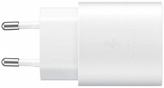 Сетевое зарядное устройство Samsung EP-TA800, 25 Вт, белый