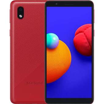 Смартфон Samsung Galaxy A01 Core 1/16 ГБ, красный