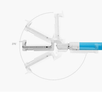  Селфи палка монопод Xiaomi Selfie Stick Monopod (Blue/Cиний)