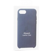 Чехол-накладка Leather Case для iPhone SE  Midnight Blue / Темно-синий