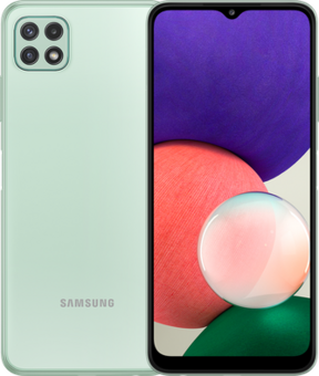 Смартфон Samsung Galaxy A22s 5G 4/64 ГБ RU, мятный