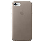 Чехол-накладка Apple iPhone 7 Leather(кожаный) Case Taupe