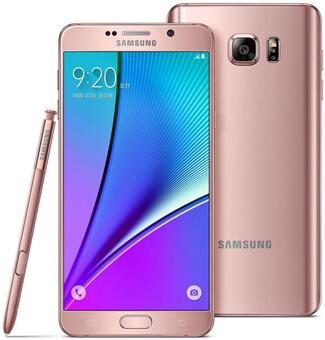 Смартфон Samsung Galaxy Note 5 64Gb RU, Розовое Золото