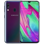 Смартфон Samsung Galaxy A40 64GB Black RU 
