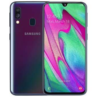 Смартфон Samsung Galaxy A40 64GB Black RU 