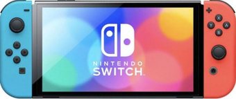 Игровая приставка Nintendo Switch OLED 64 ГБ, неоновый