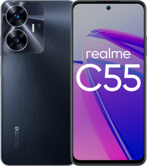 Смартфон realme C55 6/128 ГБ RU, Dual nano SIM, rainy night