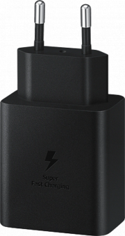Сетевое зарядное устройство Samsung EP-T4510 + кабель USB Type-C, 45 Вт, черный