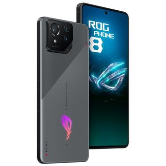 Смартфон ASUS ROG Phone 8 12/256 ГБ CN, Dual nano SIM, rebel gray (серый)