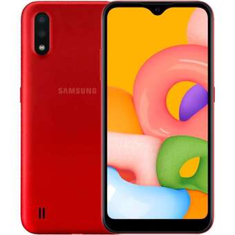 Смартфон Samsung Galaxy M01 SM-M015 красный, SM-M015FZRDSER