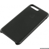 Чехол-накладка Apple iPhone 8 Plus Leather(кожаный) Case Black