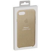 Чехол-накладка Apple iPhone 7 Leather(кожаный) Case Tan