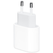Сетевое зарядное устройство APPLE 20W USB-C Power Adapter (MHJE3TU/A), белый